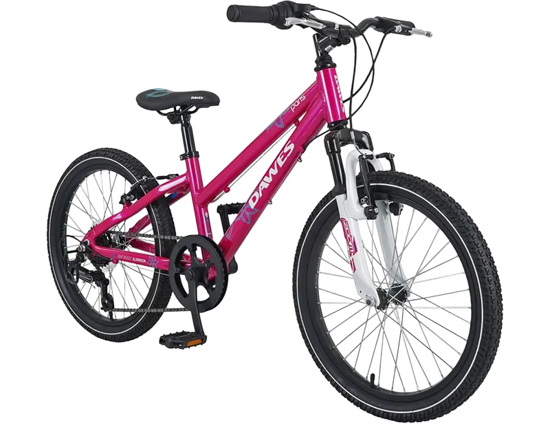 Dawes 20 inch wheel Paris HT Kids Mountain Bike 2027 in Bright Pink-1
