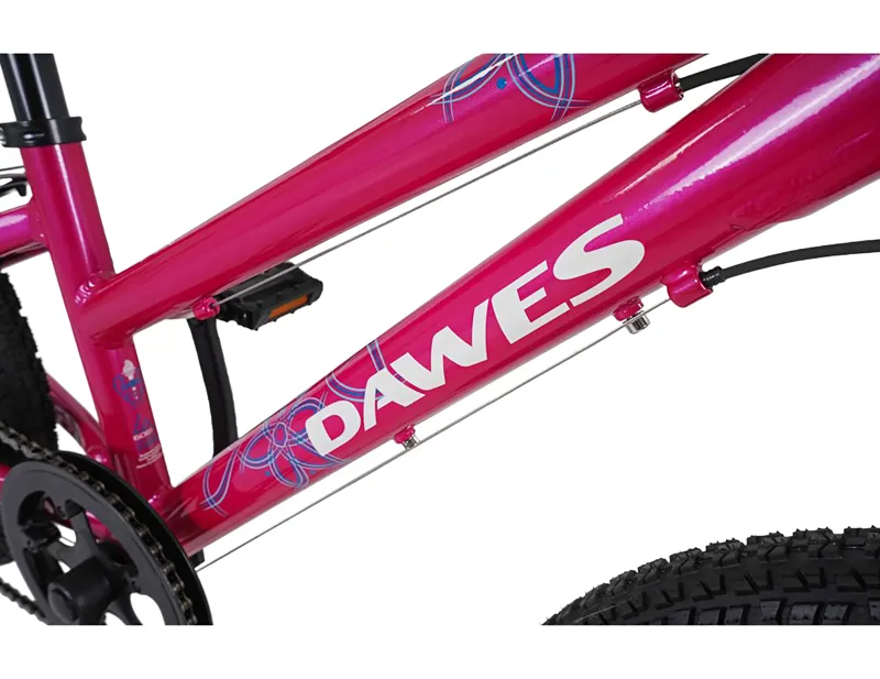 Dawes 20 inch wheel Paris HT Kids Mountain Bike 2027 in Bright Pink-6
