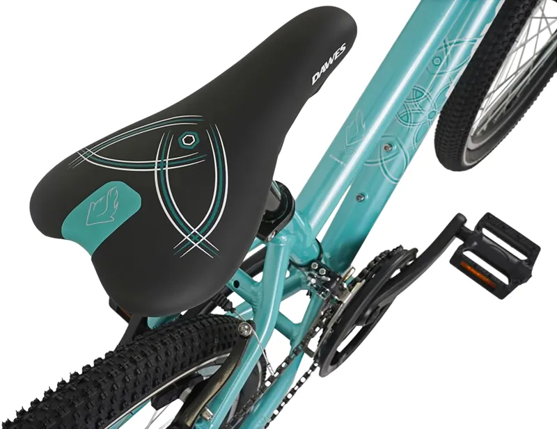 Dawes 24 inch wheel Paris HT Kids Mountain Bike 2027 in Fresh Mint Blue-6