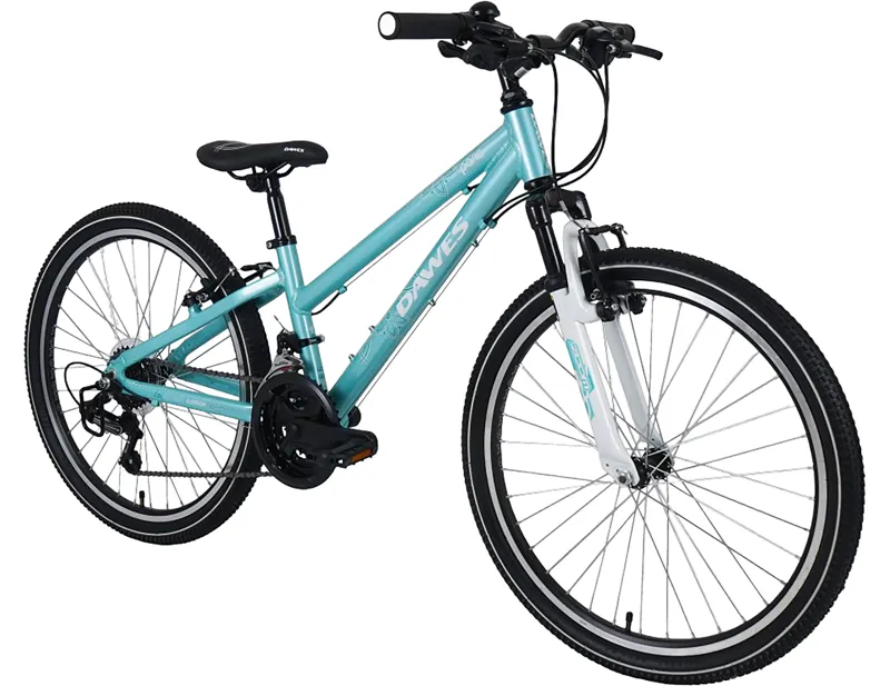 Dawes 24 inch wheel Paris HT Kids Mountain Bike 2027 in Fresh Mint Blue-1