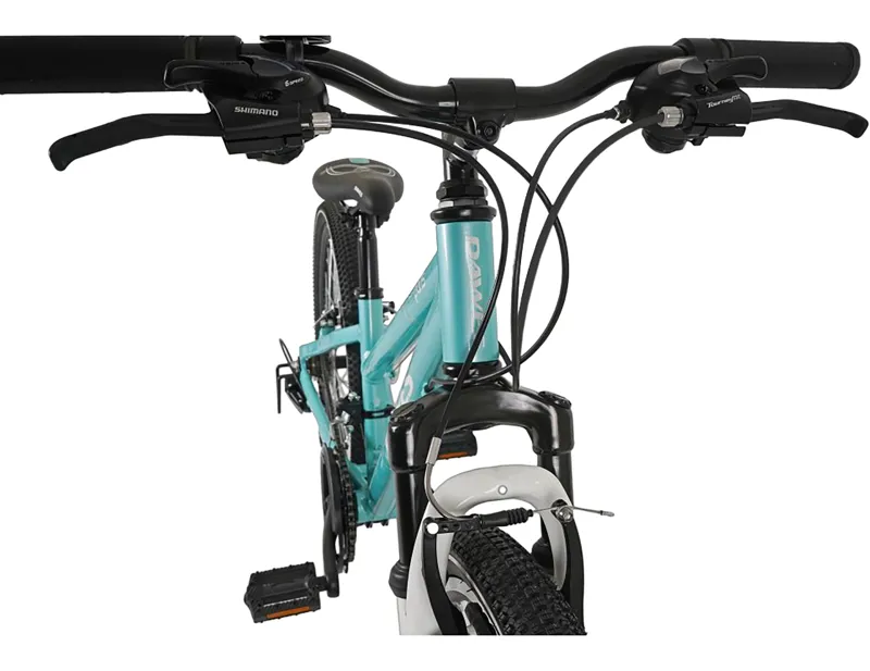 Dawes 24 inch wheel Paris HT Kids Mountain Bike 2027 in Fresh Mint Blue-4