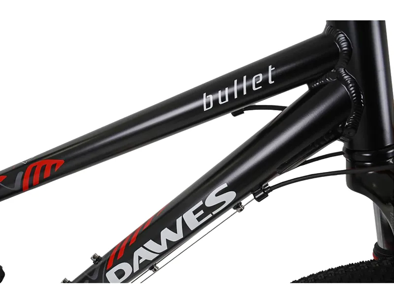 Dawes 26 inch wheel Bullet HT Kids Mountain Bike 2027 in Black-2