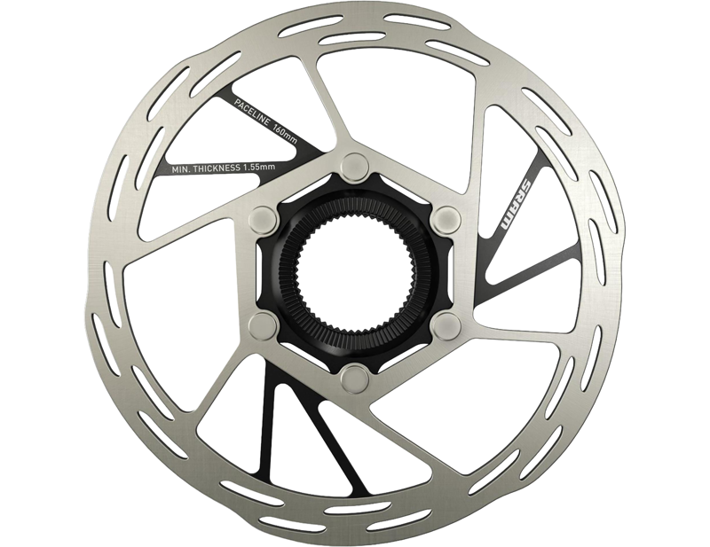 EX DISPLAY SRAM Rotor Paceline Centerlock A2 160MM in Silver