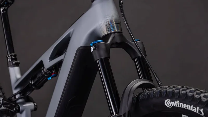 Cube Stereo Hybrid one44 Hpc Slx Evo 800 Electric Full Suspension Mountain Bike 2026 in Slategrey/Black-7