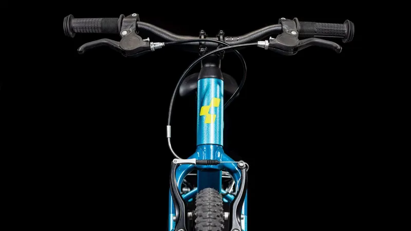 Cube Numove 180 18 Inch Wheel Kids Bike 2025 in Blue Lime-3