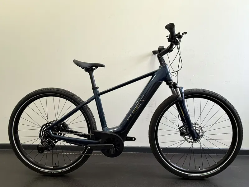 Balfes Bikes EX-DISPLAY Cube Touring Hybrid One 500 Electric Hybrid Bike Size 50 2025 in Sea/Chrome | Free postage over £30, £10 off first order, price match & 0% finance.