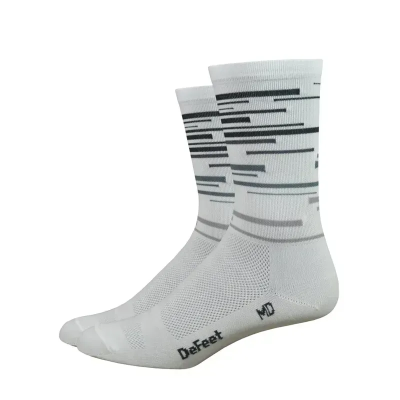 Defeet Aireator 6inch DNA Socks in White-1
