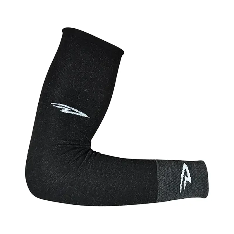 Balfes Bikes Defeet Armskin D-Logo Wool Arm Warmers in Charcoal Grey | Free postage over £30, £10 off first order, price match & 0% finance.