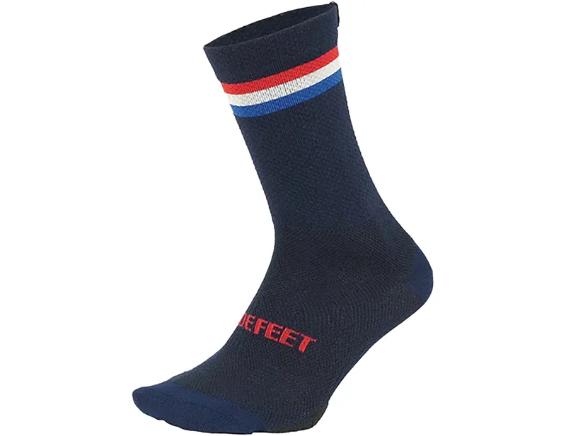 Defeet Cyclismo 6 inch Socks in Blue