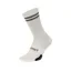 Defeet Cyclismo Wool Blend 6 inch Double Stripe Socks in Natural/Khaki