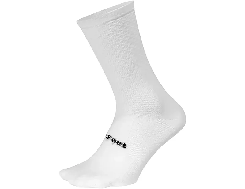 Balfes Bikes Defeet Evo Mont Ventoux 6 inch Socks in White | Free postage over £30, £10 off first order, price match & 0% finance.