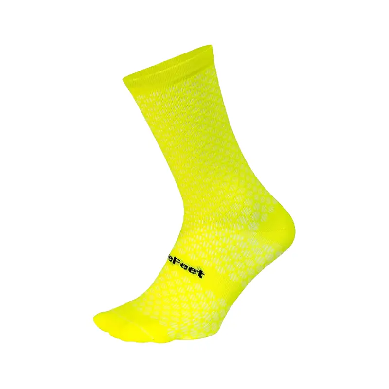 Balfes Bikes Defeet Evo Mont Ventoux 6 inch Socks in Yellow | Free postage over £30, £10 off first order, price match & 0% finance.