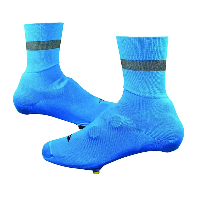 Balfes Bikes Defeet Slipstream 4 inch Reflective Shoe Covers in Blue | Free postage over £30, £10 off first order, price match & 0% finance.