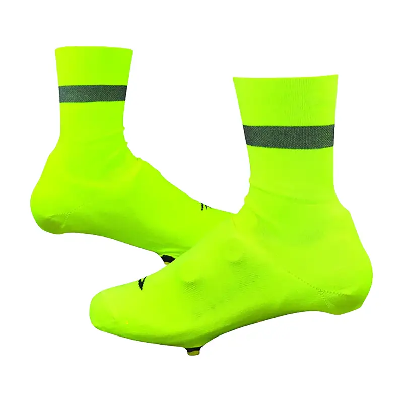 Balfes Bikes Defeet Slipstream 4 inch Reflective Shoe Covers in Yellow | Free postage over £30, £10 off first order, price match & 0% finance.