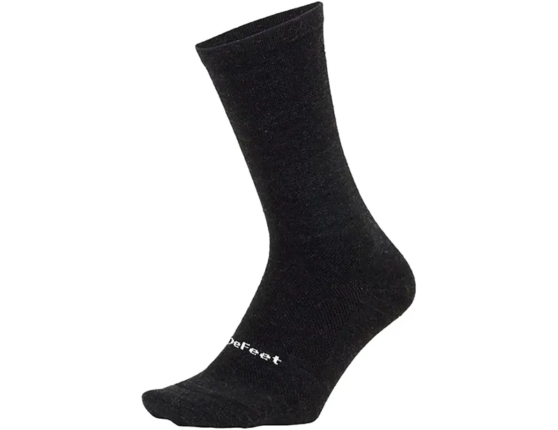 Balfes Bikes Defeet Wooleator Pro 6 inch D-Logo Socks in Grey | Free postage over £30, £10 off first order, price match & 0% finance.