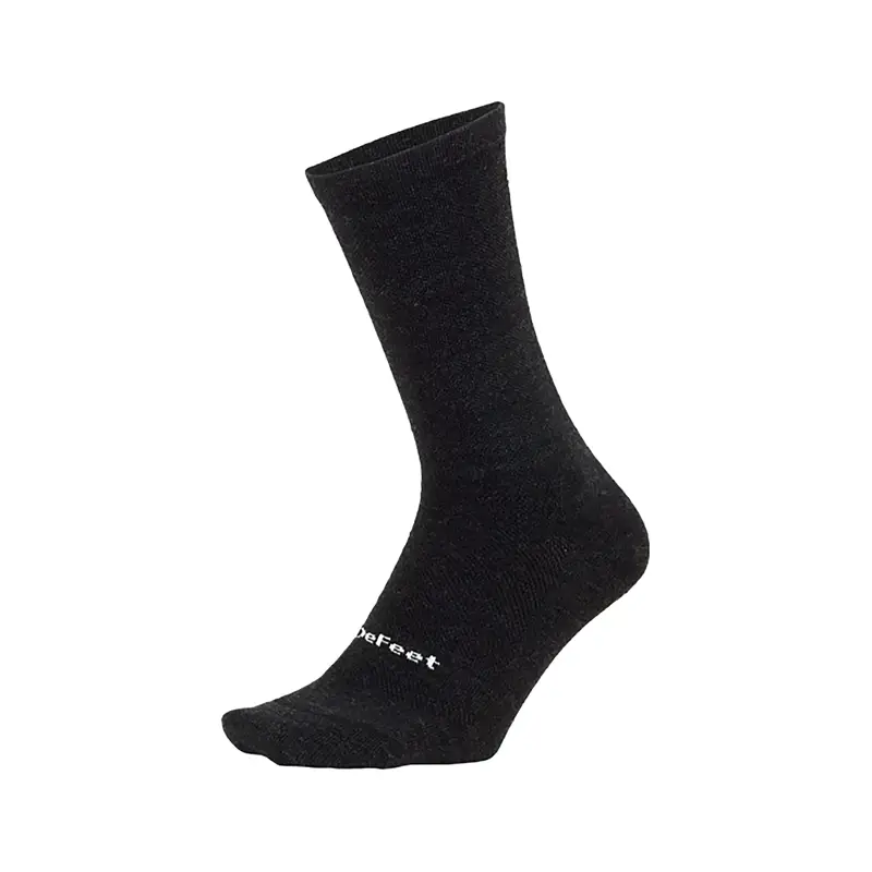Balfes Bikes Defeet Wooleator Pro 6 inch D-Logo Socks in Grey | Free postage over £30, £10 off first order, price match & 0% finance.