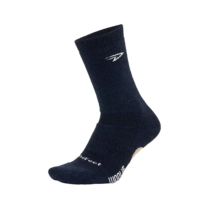 Balfes Bikes Defeet Woolie Boolie 6 inch D-Logo Sock in Charcoal Grey | Free postage over £30, £10 off first order, price match & 0% finance.