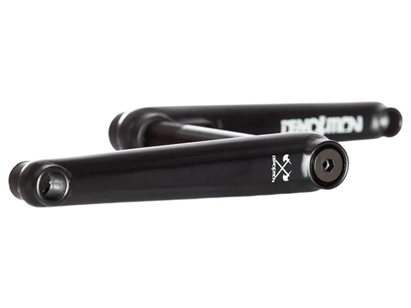 Demolition BMX Revolt Cranks 175mm in Black-2