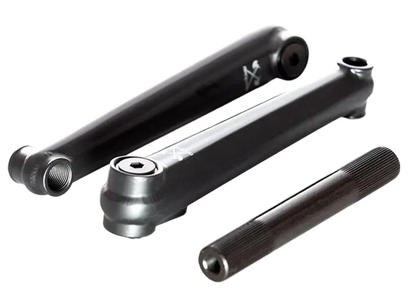 Demolition BMX Revolt Cranks 175mm in Black-1
