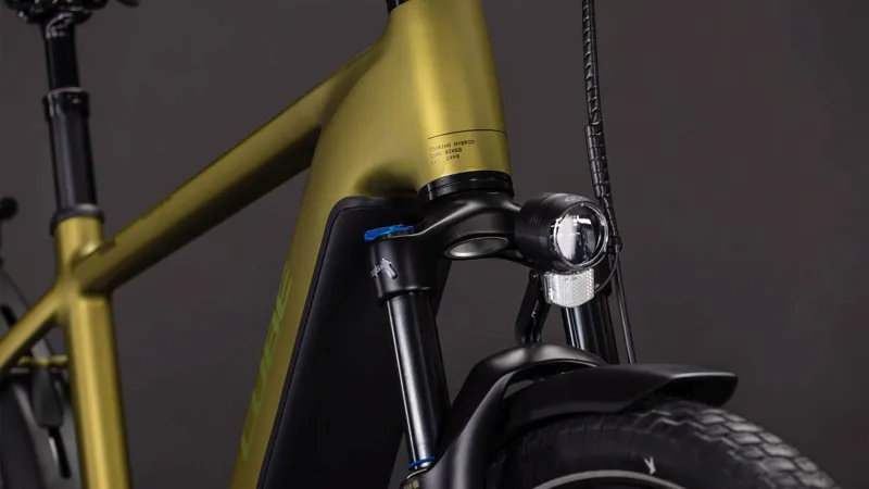 Cube Touring Hybrid Pro 800 Electric Hybrid Bike 2026 in Goldenlime/Black-6