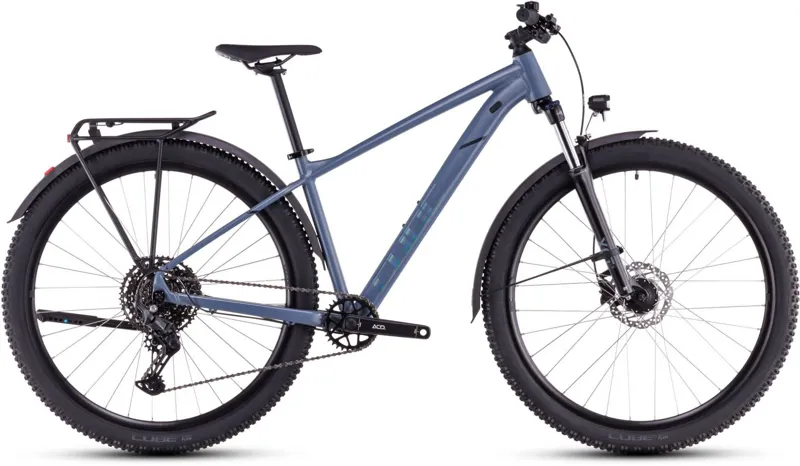 Cube Aim Race Allroad Hardtail Mountain Bike 2025 in Wolfgrey/Black