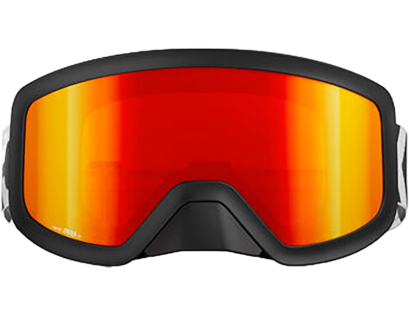 Koo Edge Goggles in Black/Red Mirror-1