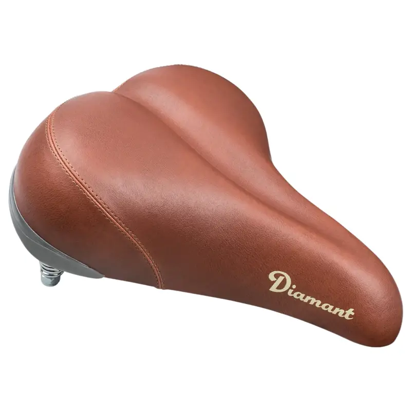 Balfes Bikes Diamant Retro Saddle With Metal Springs in Brown | Free postage over £30, £10 off first order, price match & 0% finance.