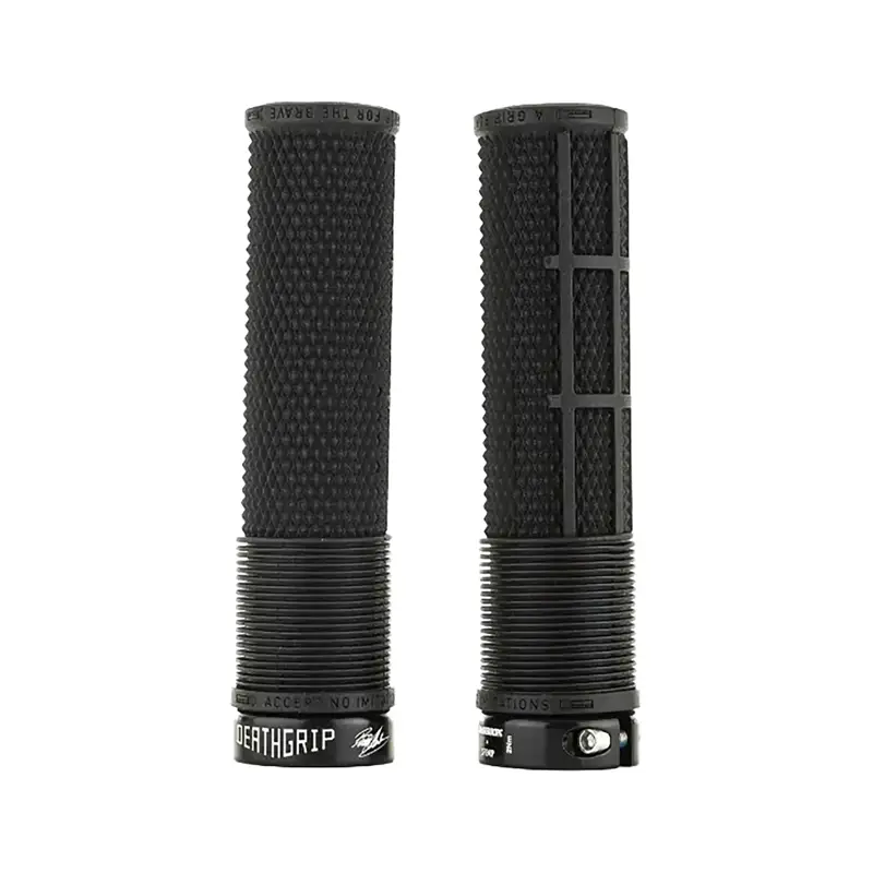 Balfes Bikes Dmr DMR Brendog Deathgrip Flangeless Thin in Black - OE | Free postage over £30, £10 off first order, price match & 0% finance.