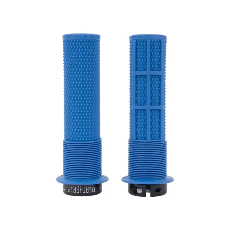 Balfes Bikes Dmr DMR Brendog DeathGrip Flange Thick Mountain Bike Grip in Royal Blue | Free postage over £30, £10 off first order, price match & 0% finance.