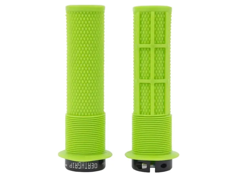 DMR Brendog DeathGrip Flange Thick Mountain Bike Grip in Sick Green