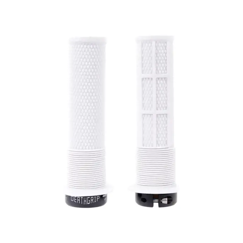 Balfes Bikes Dmr DMR Brendog DeathGrip Flange Thick Mountain Bike Grip in White | Free postage over £30, £10 off first order, price match & 0% finance.