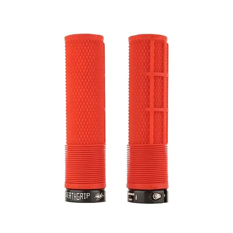 Balfes Bikes Dmr DMR Brendog Deathgrip Flangeless Grips in Red | Free postage over £30, £10 off first order, price match & 0% finance.