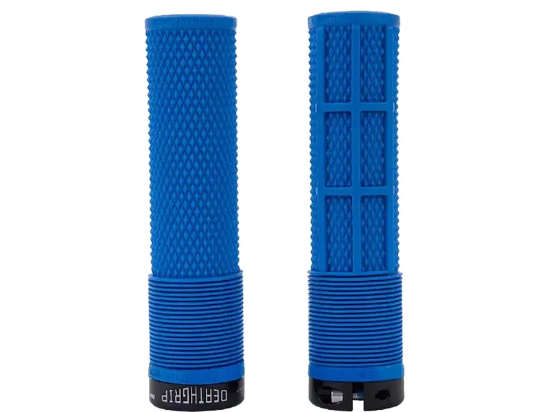 Balfes Bikes Dmr DMR Brendog Deathgrip Flangeless Grips in Royal Blue | Free postage over £30, £10 off first order, price match & 0% finance.
