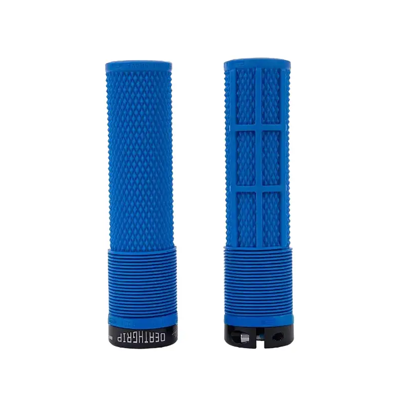 Balfes Bikes Dmr DMR Brendog Deathgrip Flangeless Grips in Royal Blue | Free postage over £30, £10 off first order, price match & 0% finance.