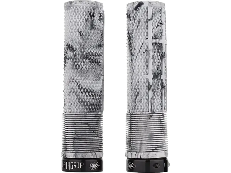 DMR Brendog Deathgrip Flangeless Grips in Snow Camo