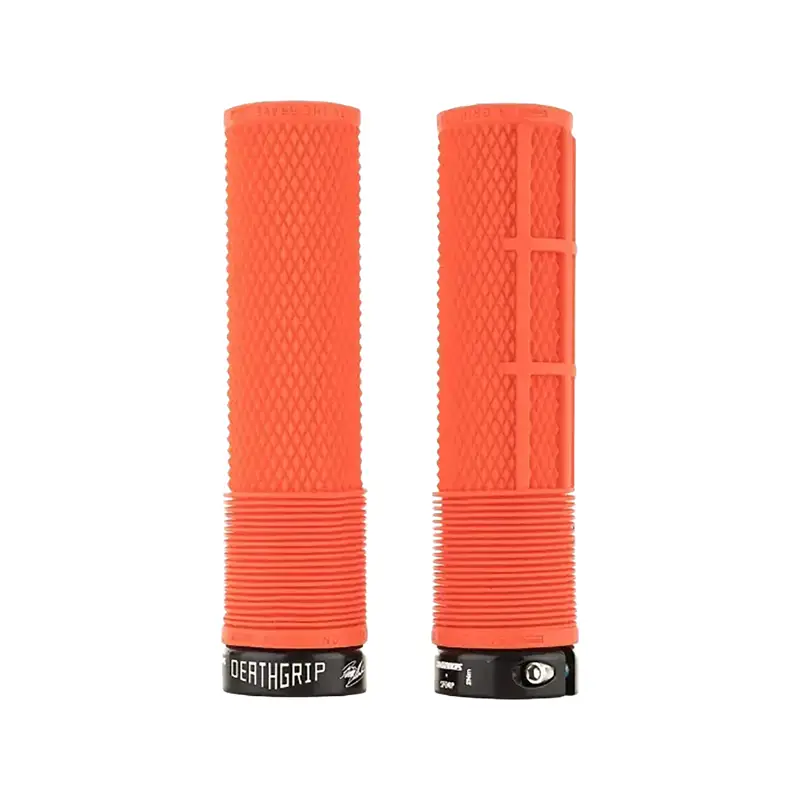 Balfes Bikes Dmr DMR Brendog Deathgrip Flangeless Grips in Tango Orange | Free postage over £30, £10 off first order, price match & 0% finance.