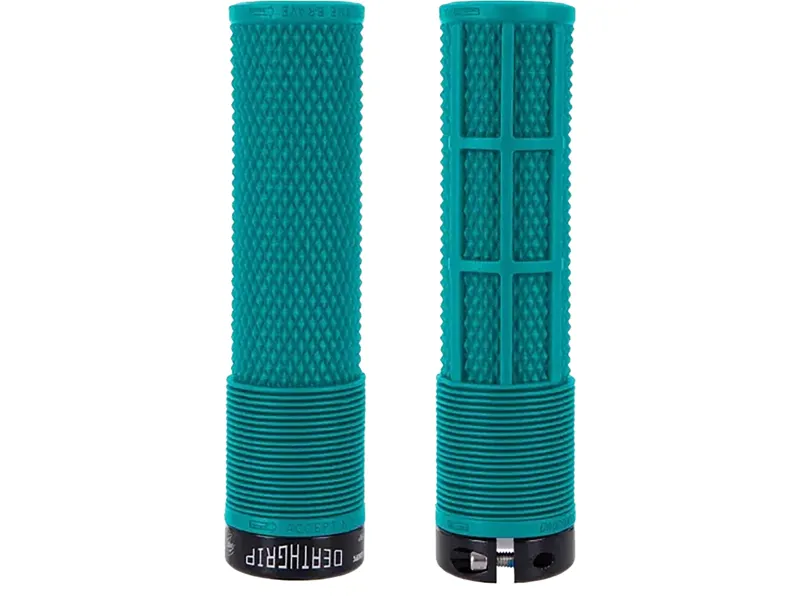 DMR Brendog Deathgrip Flangeless Grips in Turquoise