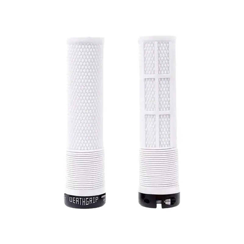 Balfes Bikes Dmr DMR Brendog Deathgrip Flangeless Grips in White | Free postage over £30, £10 off first order, price match & 0% finance.