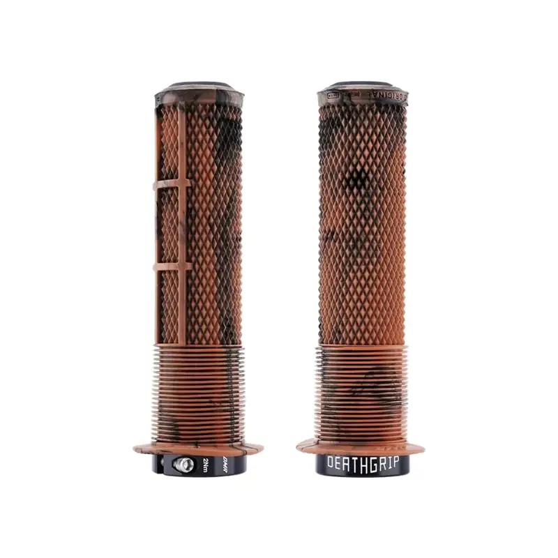 Balfes Bikes Dmr DMR DeathGrip 2 Flanged Thick Grip in Brown Marble | Free postage over £30, £10 off first order, price match & 0% finance.