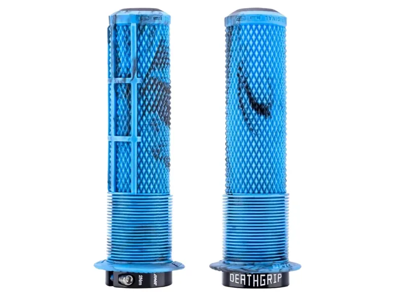 DMR DeathGrip 2 Flanged Thin Grip in Blue Marble