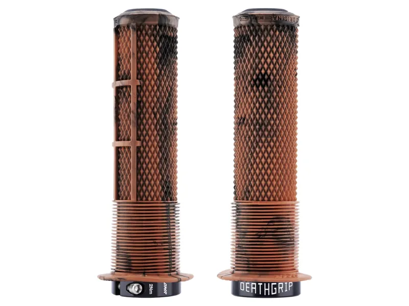 DMR DeathGrip 2 Flanged Thin Grip in Brown Marble