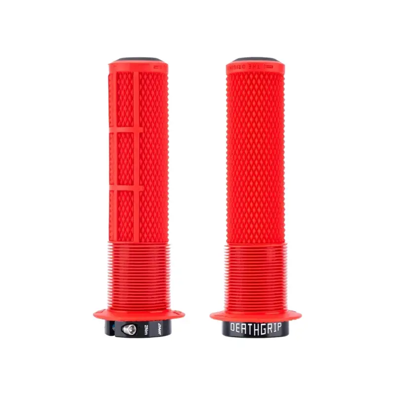 Balfes Bikes Dmr DMR DeathGrip 2 Flanged Thin Grip in Red | Free postage over £30, £10 off first order, price match & 0% finance.
