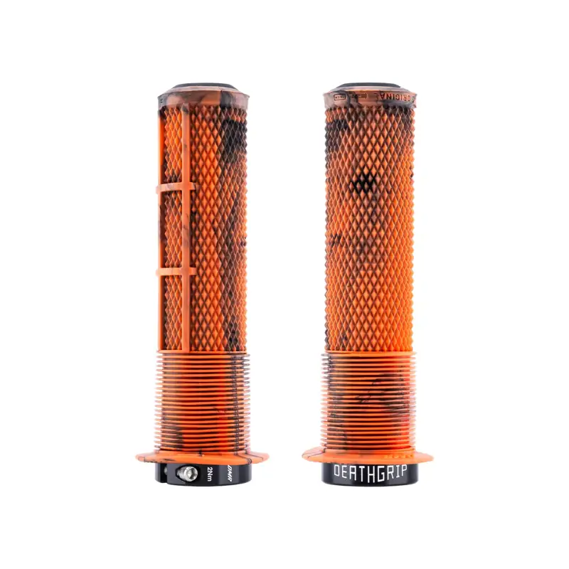 Balfes Bikes Dmr DMR DeathGrip 2 Thick Grip in Orange Marble | Free postage over £30, £10 off first order, price match & 0% finance.