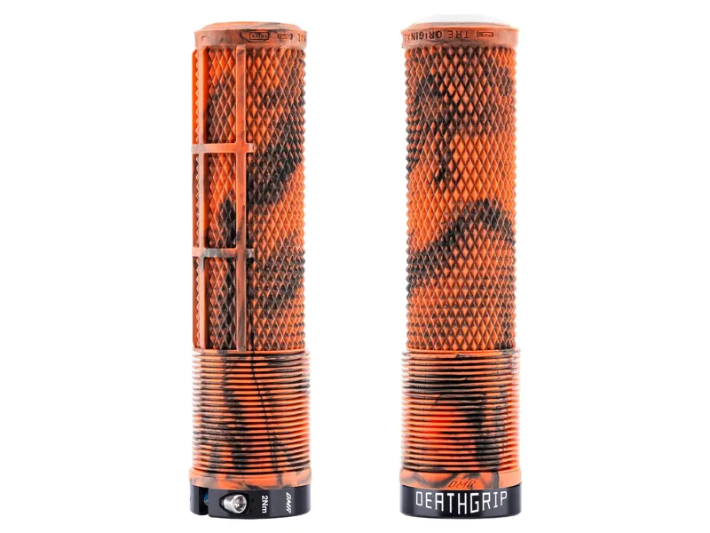 Balfes Bikes Dmr DMR DeathGrip 2 Thin Grip in Orange Marble | Free postage over £30, £10 off first order, price match & 0% finance.