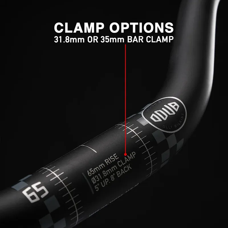 DMR ODUB Alloy Handlebar 31.8mm 20mm Rise in Black-7