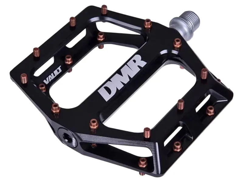 DMR Vault LE Flat Pedals in Black with Copper Pins-2