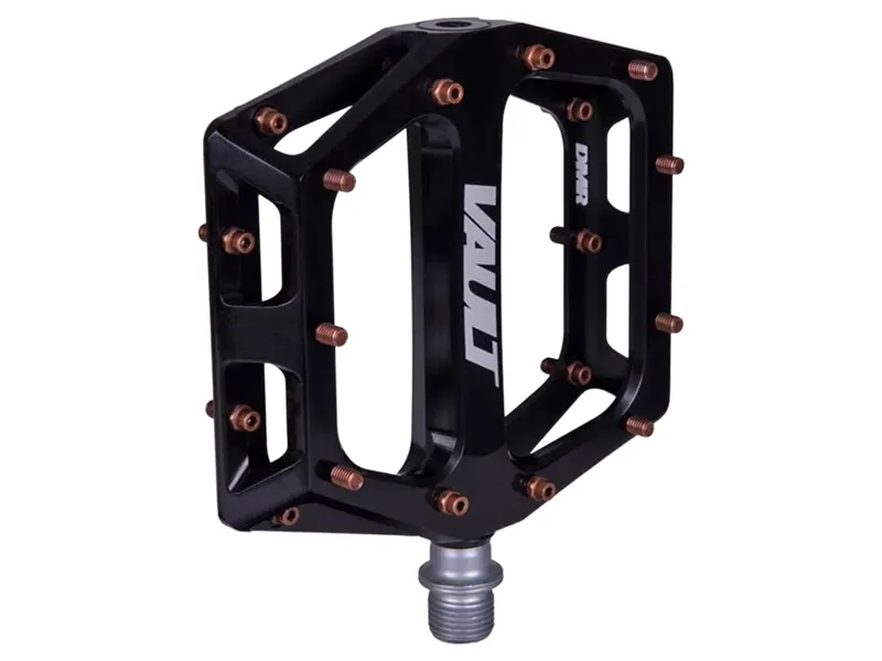 DMR Vault LE Flat Pedals in Black with Copper Pins-3
