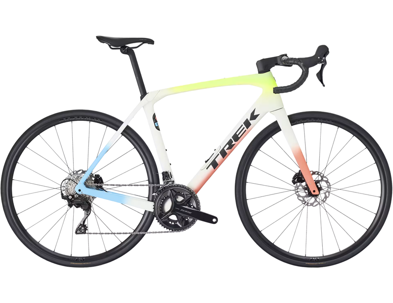 EX DISPLAY Trek Domane SL 5 Gen 4 Road Bike 54cm 2026 in Era White / Glowstick / Coral Fade
