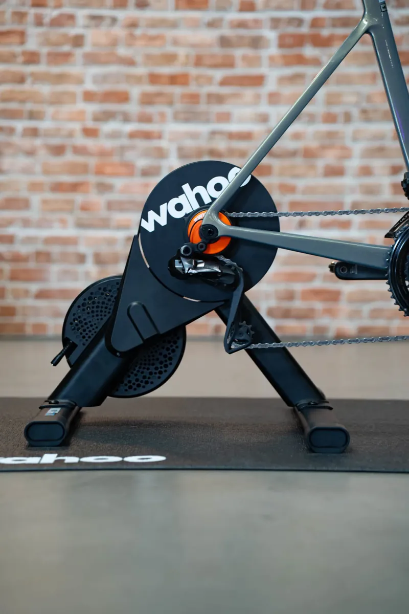 Wahoo KICKR CORE V2 with Cog and Click Smart Turbo Trainer and Mat Bundle-3