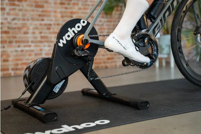 Wahoo KICKR CORE V2 with Cog and Click Smart Turbo Trainer and Mat Bundle-4